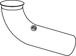 SCANIA 1910924 Exhaust Pipe